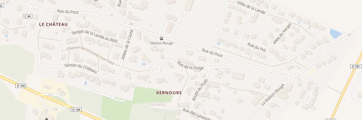 Plan du 5053 Kernours à Kervignac