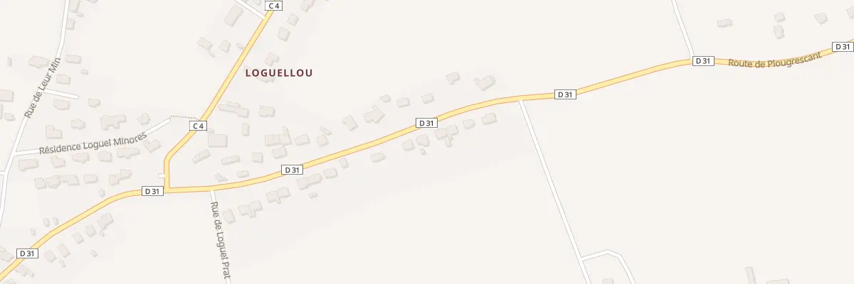 Plan du 26 Rue de Loguellou à Penvénan