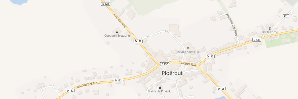 Plan du 8 Rue du Parc à Ploërdut