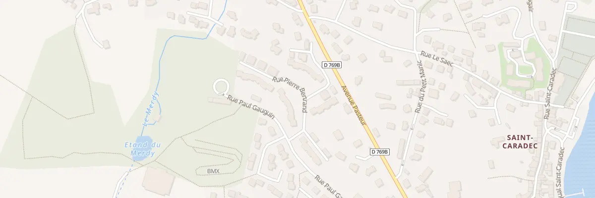 Plan du 2 Rue G Le Senechal de Kerdreore à Hennebont