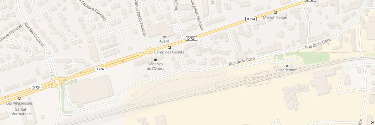Plan du 40 Rue de la Gare à Hennebont