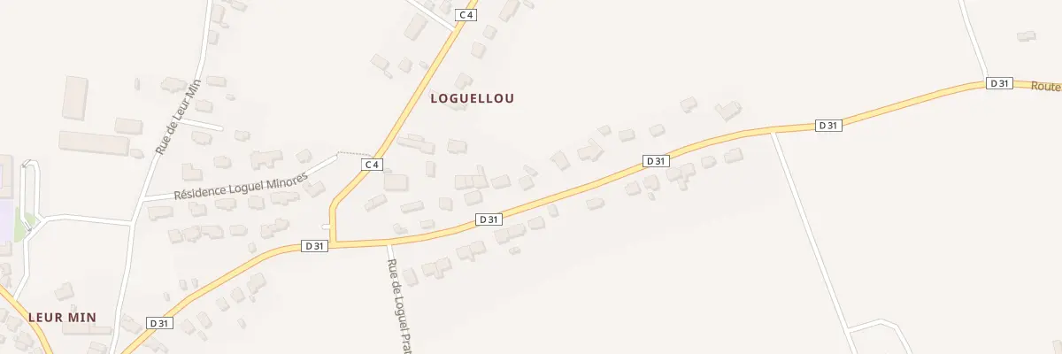 Plan du 13 Rue de Loguellou à Penvénan