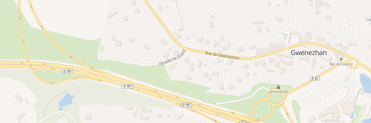 Plan du 28 Rue de Gwenezhan à Bégard