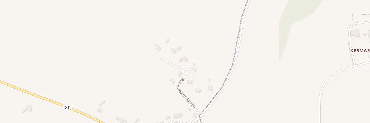 Plan du 8 Rue Armand Hamon à Rostrenen