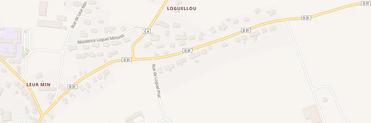 Plan du 14 Rue de Loguellou à Penvénan