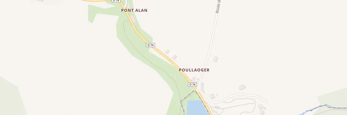 Plan du 9 Rte de Pouloguer à Prat