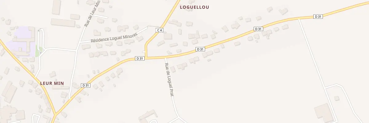 Plan du 10 Rue de Loguellou à Penvénan