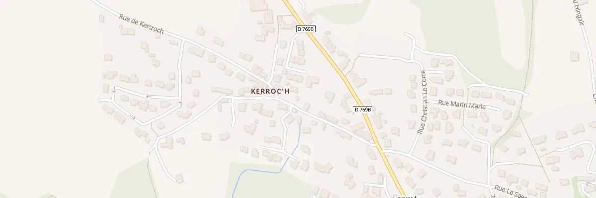 Plan du 20 Rue de Kercroc à Hennebont
