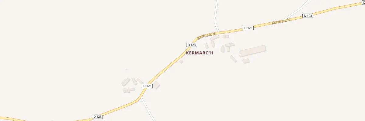 Plan du 5066 Kermarc H à Peumerit-Quintin