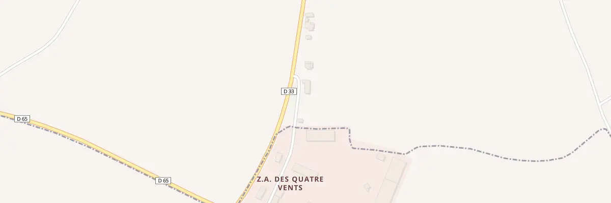 Plan du 15 Les Quatre Vents à Langoat