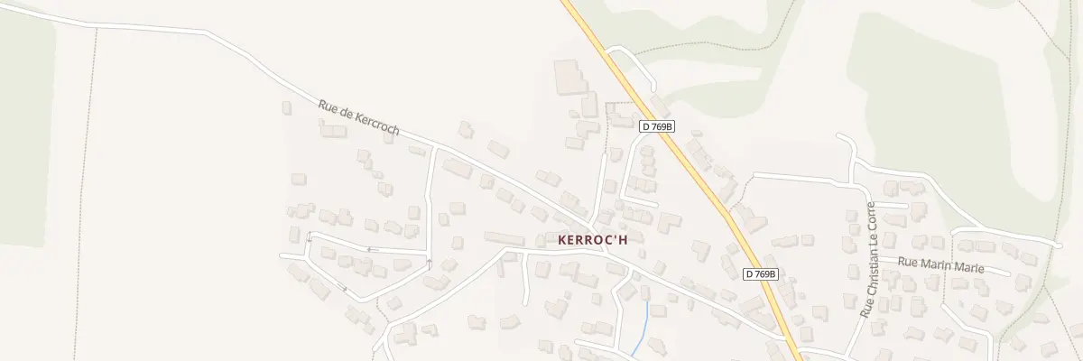 Plan du 34 Kerroch à Hennebont