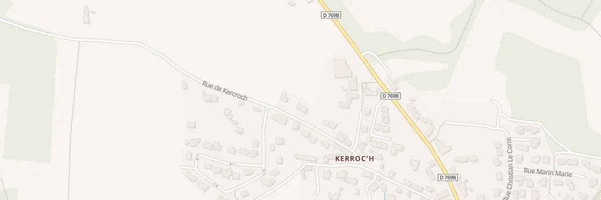 Plan du 36 Rue de Kercroc à Hennebont