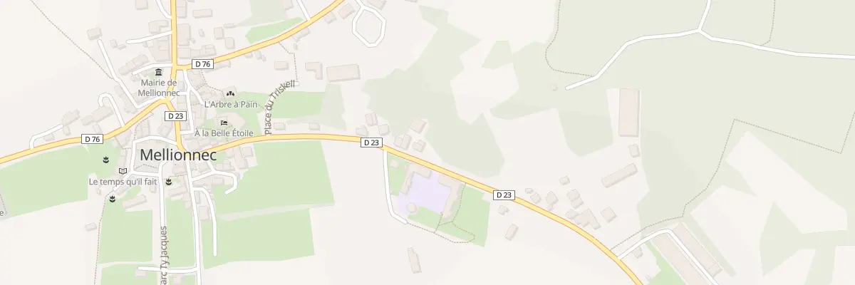 Plan du 21 Rte des Ecoles à Mellionnec