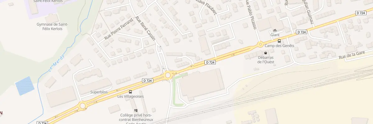 Plan du 94 Av de la République à Hennebont