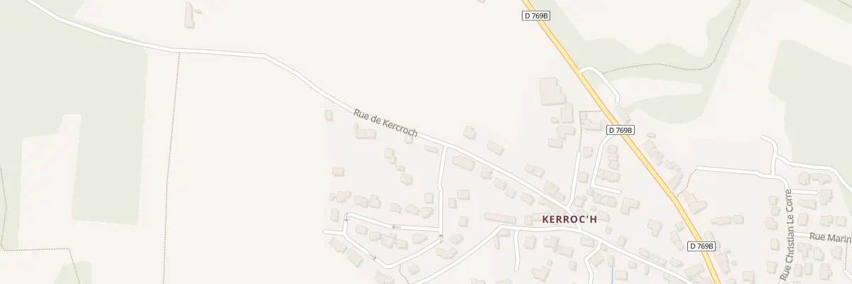 Plan du 45 Rue de Kercroc à Hennebont