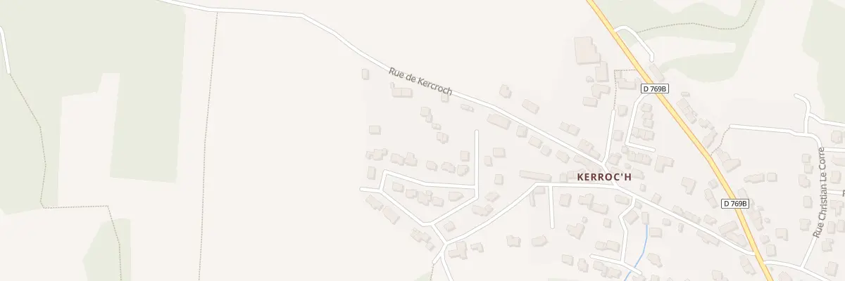 Plan du 49 Rue de Kercroc à Hennebont