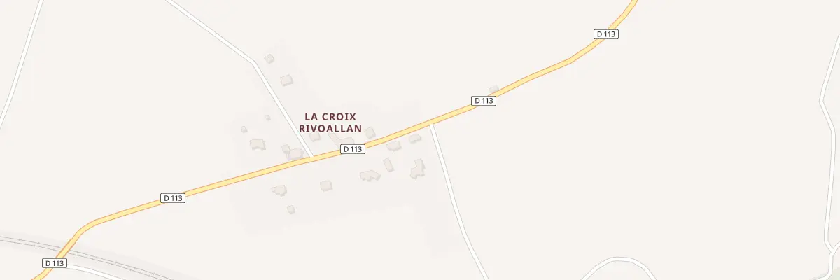 Plan du 1 Croix Rivoallan à Pédernec