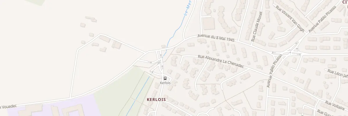 Plan du 17 Rue Alexandre Le Chenadec à Hennebont