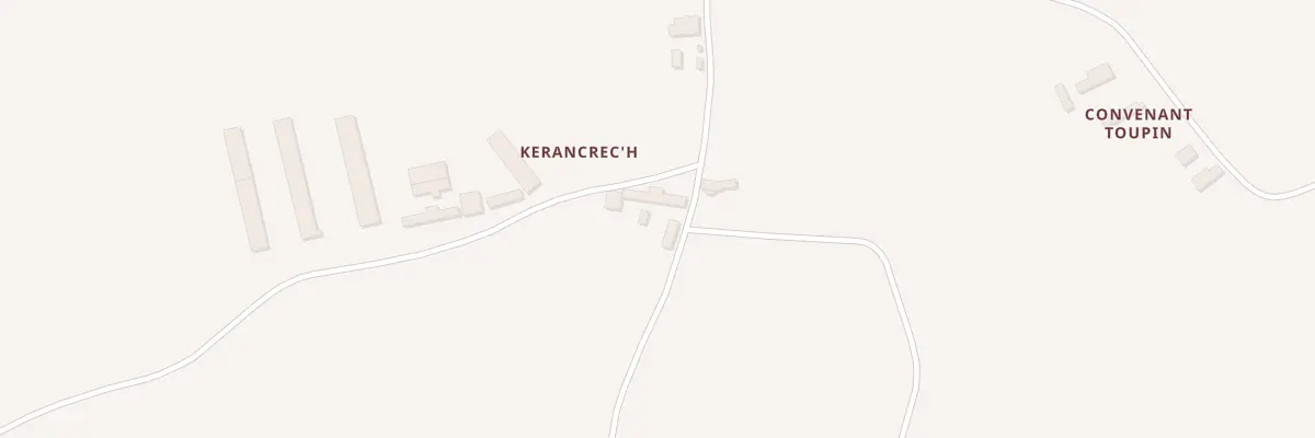 Plan du 5254 Ker An Crech à Langoat