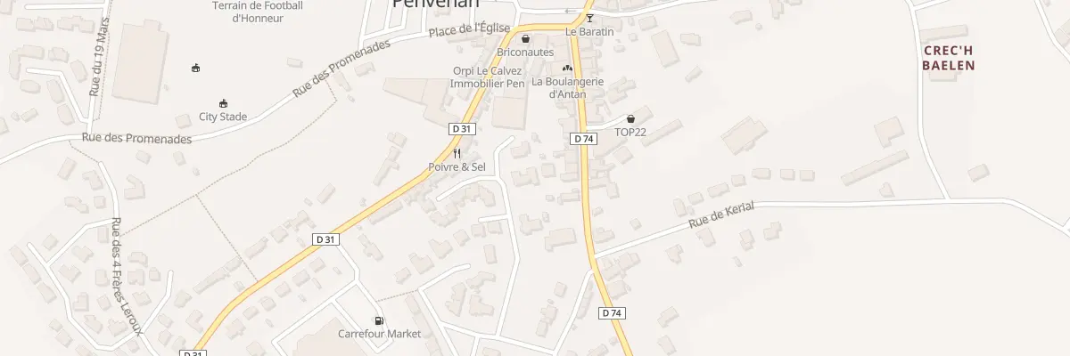 Plan du 6B Res de Kerilis Voie B à Penvénan