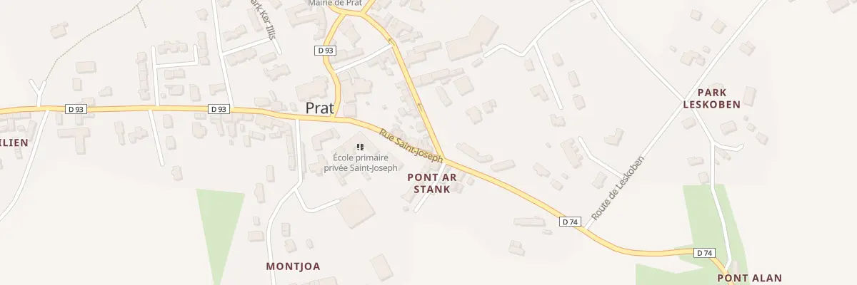 Plan du 9 Rue Saint-Joseph à Prat