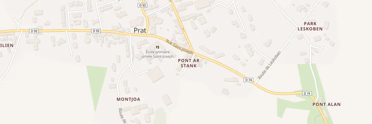 Plan du 2 Ven Feuten Per à Prat