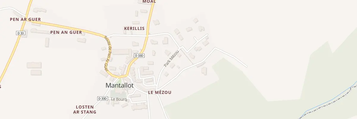 Plan du 3 Lot Park Mezou à Mantallot