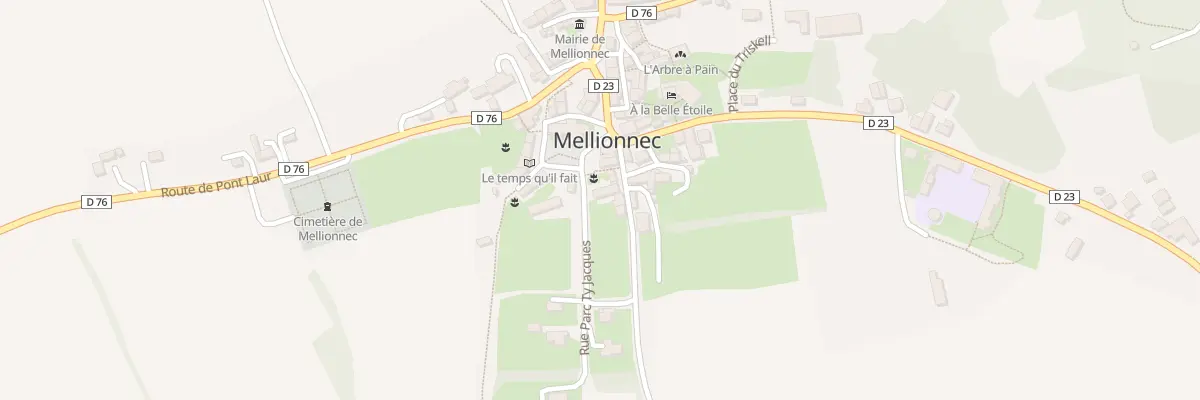Plan du 22 Pl de l’Eglise à Mellionnec