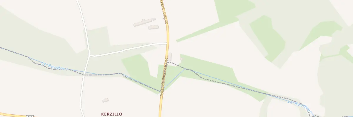 Plan du 3 Trostang à Coatréven