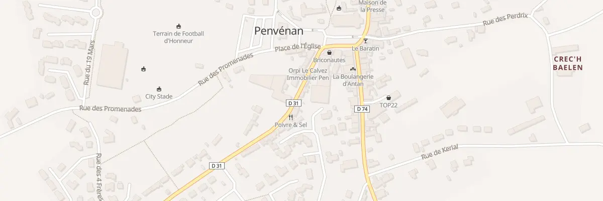 Plan du 9 Rue de Lannion à Penvénan