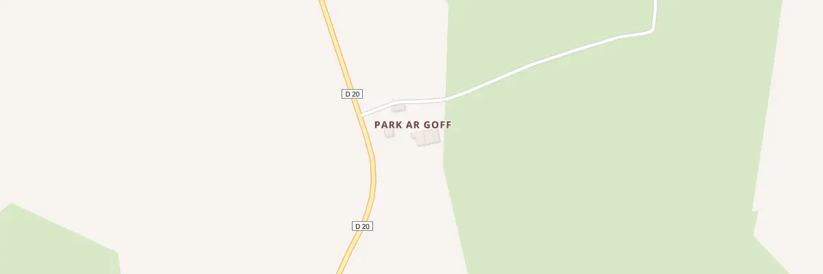 Plan du 1 Parc an Goff à Maël-Pestivien