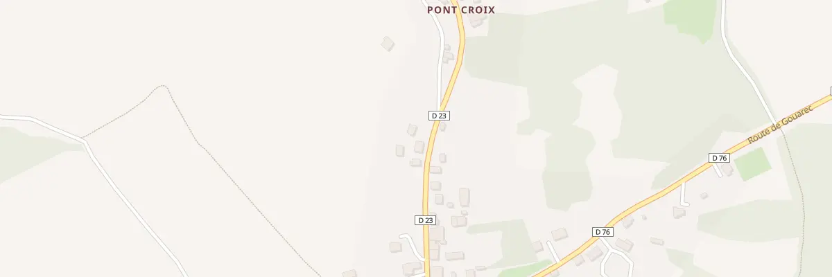 Plan du 19 Rte de Pont Croix à Mellionnec