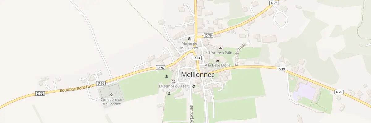 Plan du 15 Pl de la Mairie à Mellionnec