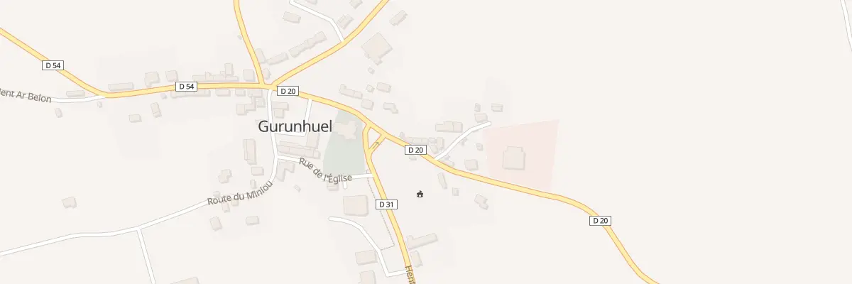 Plan du 17 Hent Runern à Gurunhuel