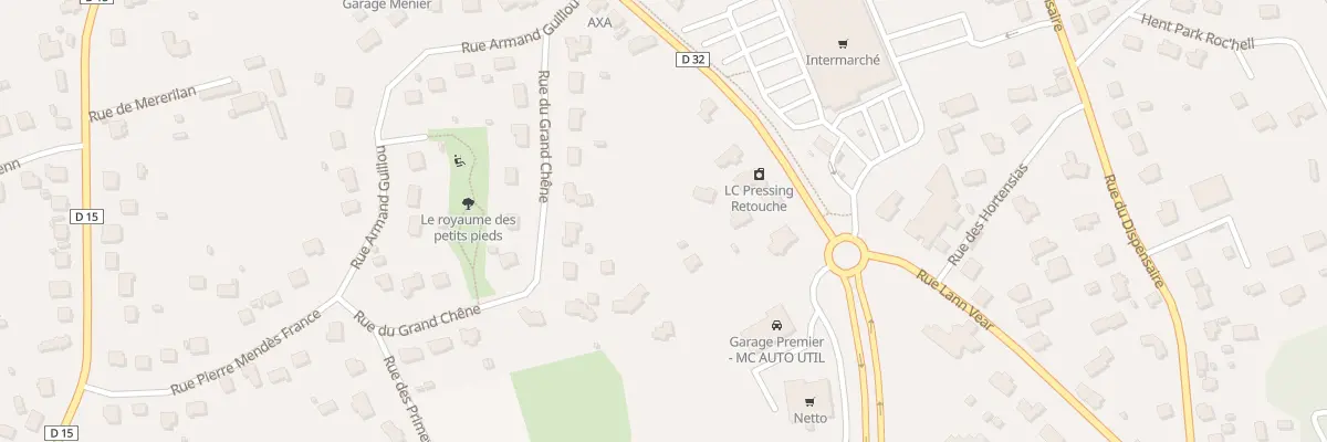 Plan du 32B Rue de Guingamp à Bégard