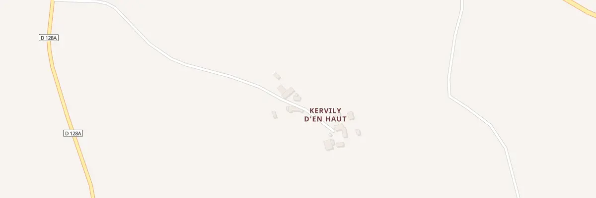 Plan du 3 Kervily d’En Haut à Ploërdut