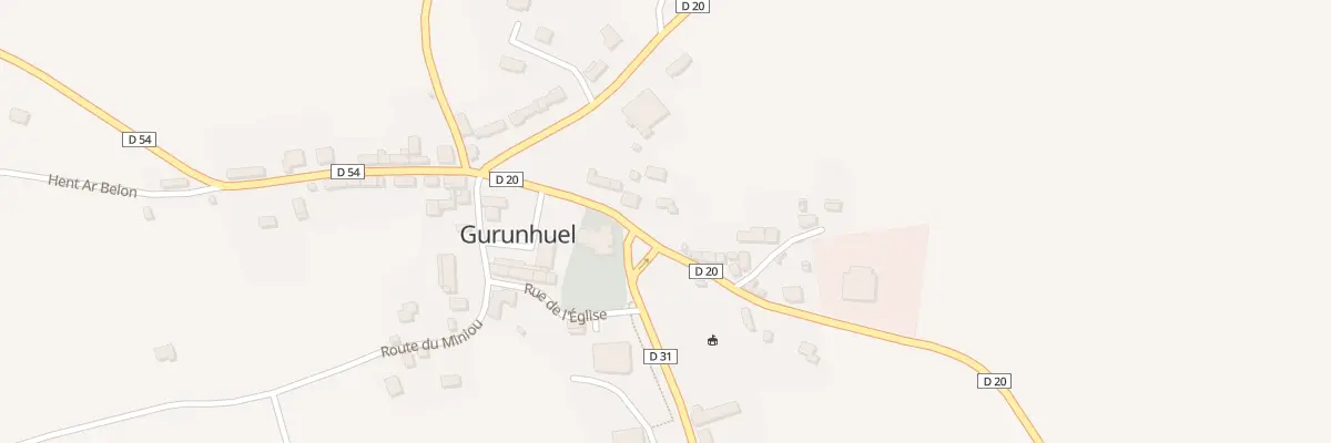 Plan du 11 Hent Runern à Gurunhuel