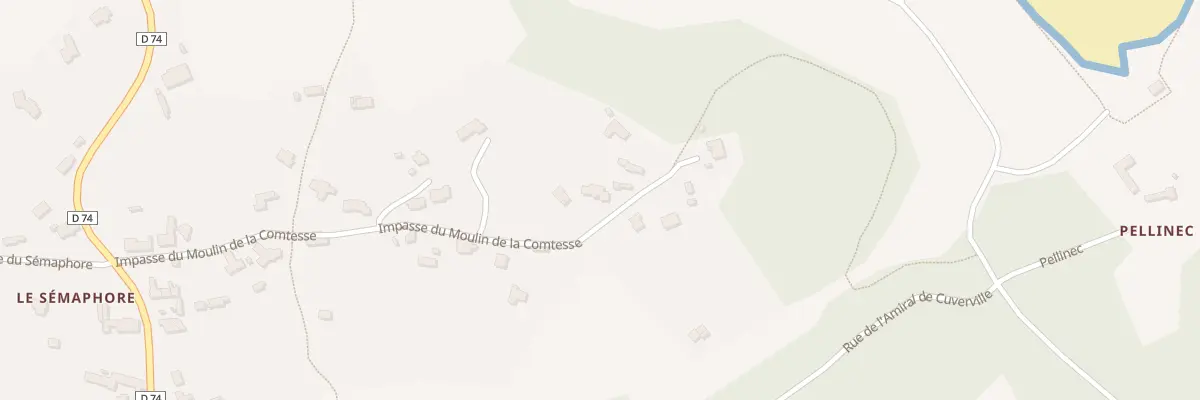 Plan du 19 Imp du Moulin de la Comtesse à Penvénan