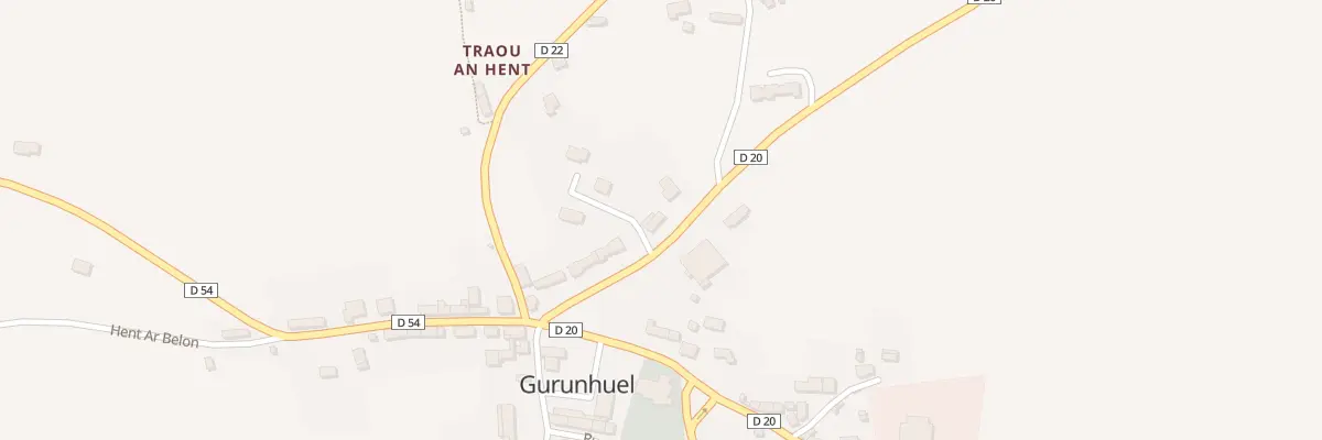 Plan du 7 Hent Ar Chap à Gurunhuel