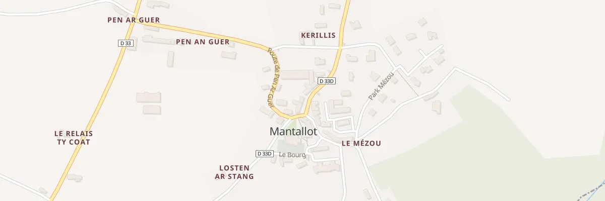 Plan du 44 Le Bourg à Mantallot