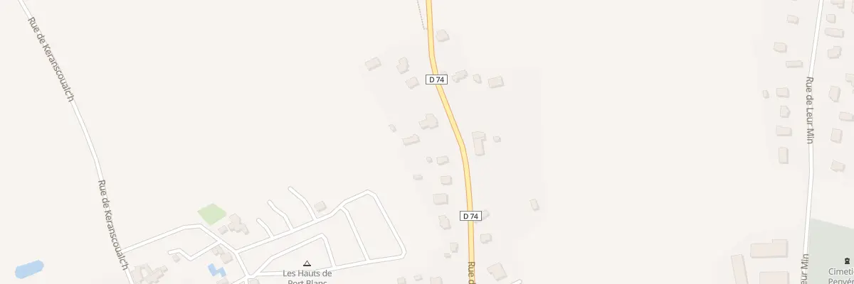 Plan du 1 Rue Doc Pichouron à Penvénan