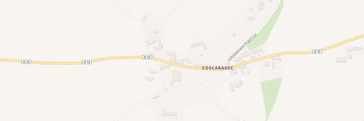 Plan du 5290 Cozcaradec à Langoat