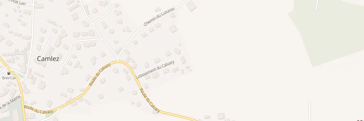 Plan du 5 Lot du Calvary à Camlez