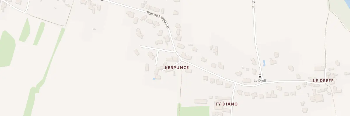 Plan du 26 Rue de Kerpunce à Riantec