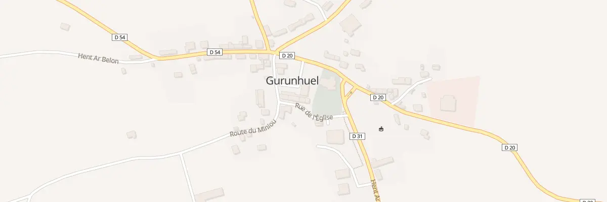 Plan du 5 Rue de l’Eglise à Gurunhuel