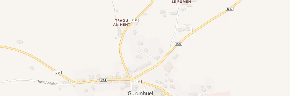 Plan du 6 Rue St Sebastien à Gurunhuel