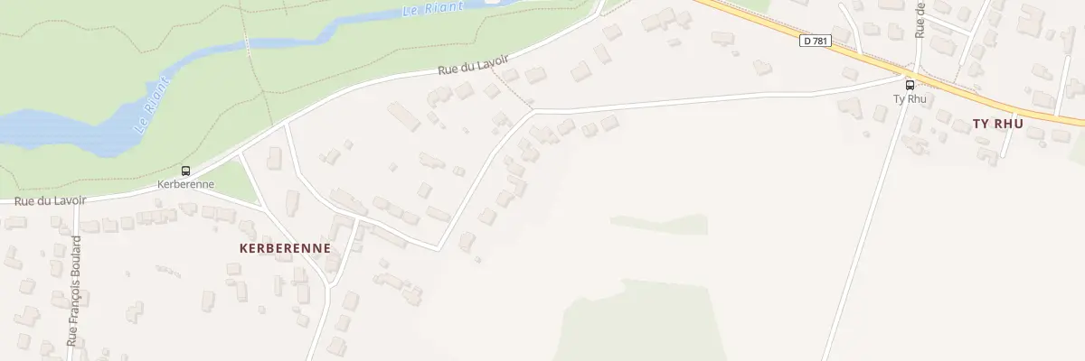 Plan du 24 Rue des Mésanges à Riantec
