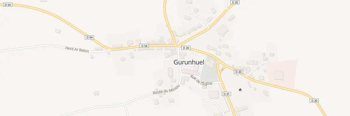 Plan du 2 Rue des Frères Piriou à Gurunhuel