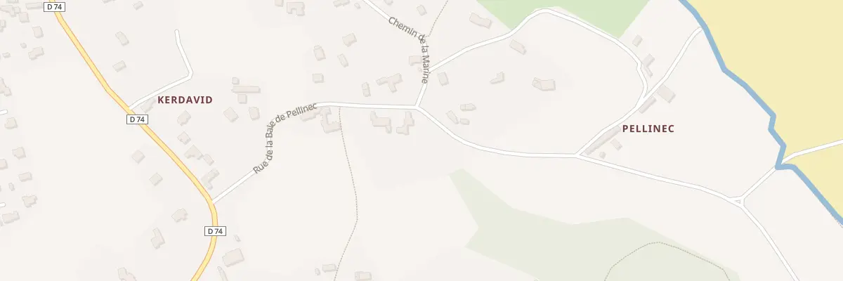 Plan du 8 Rue de la Baie de Pellinec à Penvénan