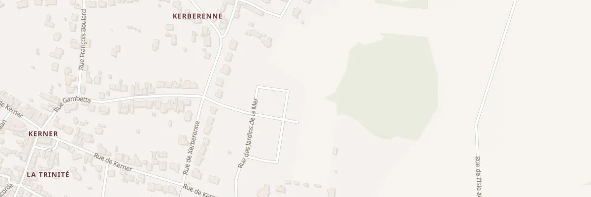 Plan du 15 Rue des jardins de la mer à Riantec